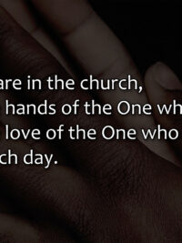 Here We Are In The Church - Song