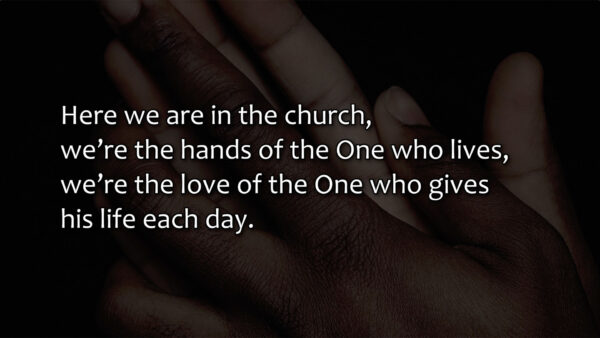 Here We Are In The Church - Song