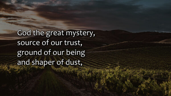 God the Great Mystery - Song